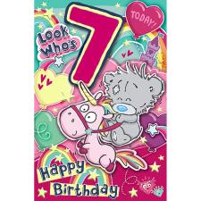 My Dinky 7 Today Me to You Bear 7th Birthday Card Image Preview